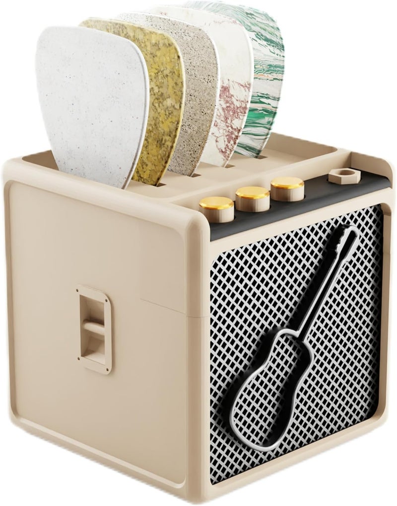 HOTCAN Guitar Pick Display Holder - Stylish Organizer for Music Enthusiasts and Musicians (Cream) - Image 2